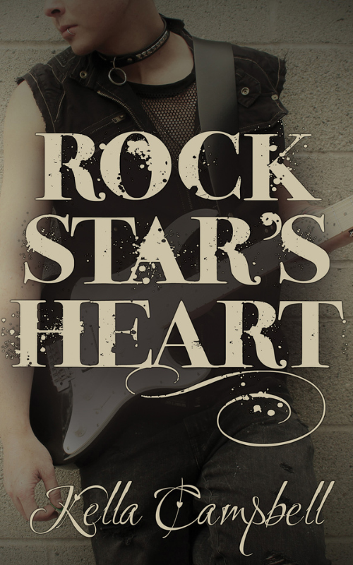Rock Stars Heart Book Cover by Kella Campbell